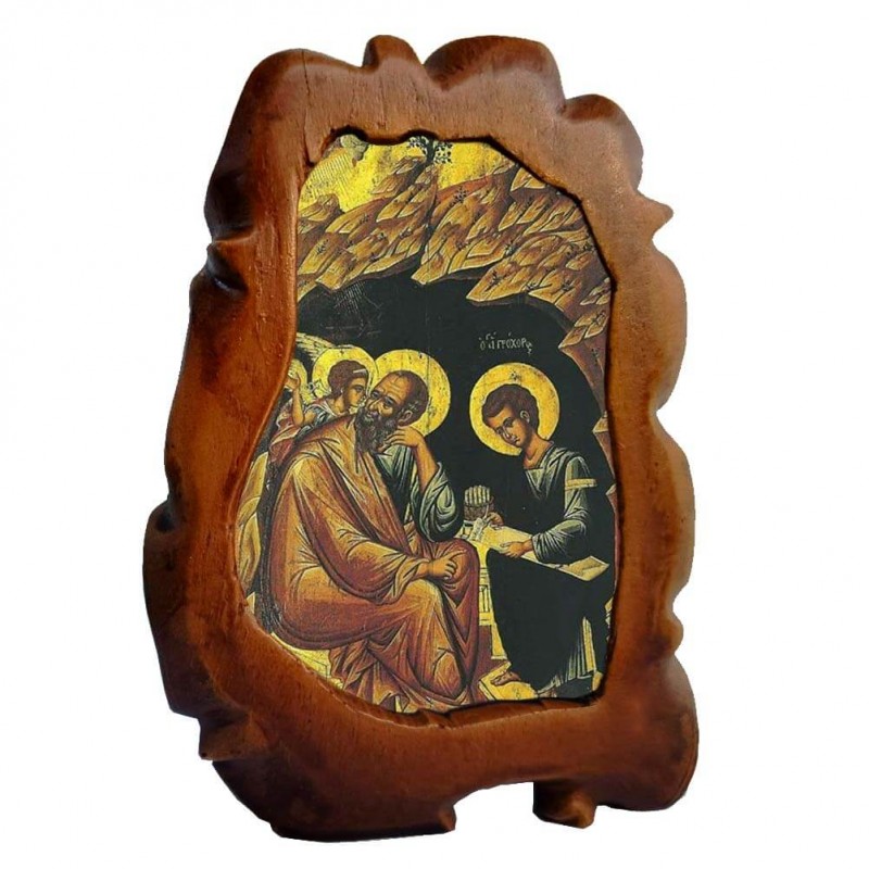 ΑΓΙΟΣ ΙΩΑΝΝΗΣ ΘΕΟΛΟΓΟΣ - Επιτραπέζια Κεραμική Εικονίτσα 