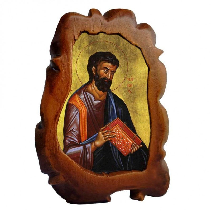 ΑΓΙΟΣ ΜΑΡΚΟΣ - Επιτραπέζια Κεραμική Εικονίτσα 