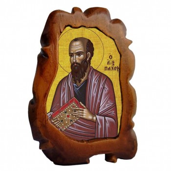 ΑΓΙΟΣ ΠΑΥΛΟΣ - Επιτραπέζια Κεραμική Εικονίτσα 