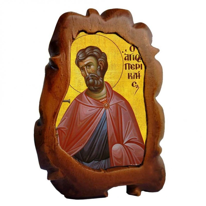 ΑΓΙΟΣ ΠΕΡΙΚΛΗΣ - Επιτραπέζια Κεραμική Εικονίτσα 