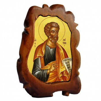 ΑΓΙΟΣ ΠΕΤΡΟΣ - Επιτραπέζια Κεραμική Εικονίτσα 
