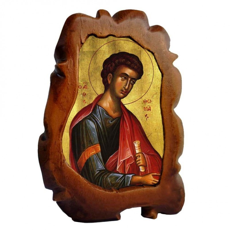 ΑΓΙΟΣ ΘΩΜΑΣ - Επιτραπέζια Κεραμική Εικονίτσα 