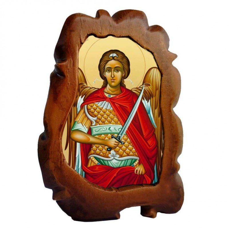 ΑΡΧΑΓΓΕΛΟΣ ΜΙΧΑΗΛ - Επιτραπέζια Κεραμική Εικονίτσα 