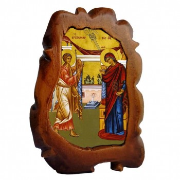 ΕΥΑΓΓΕΛΙΣΜΟΣ ΘΕΟΤΟΚΟΥ - Επιτραπέζια Κεραμική Εικονίτσα 