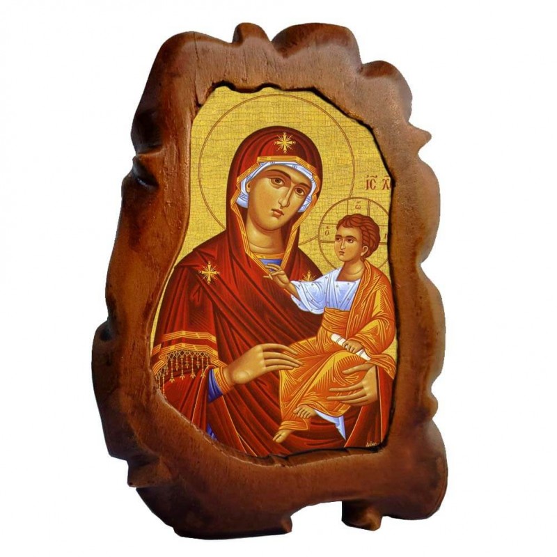 ΠΑΝΑΓΙΑ ΘΕΟΤΟΚΟΣ - Επιτραπέζια Κεραμική Εικονίτσα 