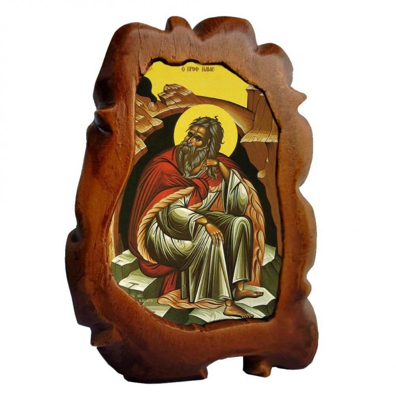 ΠΡΟΦΗΤΗΣ ΗΛΙΑΣ - Επιτραπέζια Κεραμική Εικονίτσα 