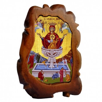 ΖΩΟΔΟΧΟΣ ΠΗΓΗ - Επιτραπέζια Κεραμική Εικονίτσα 