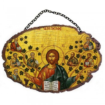 ΙΗΣΟΥΣ ΧΡΙΣΤΟΣ Η ΑΜΠΕΛΟΣ - Τοίχου με Αλυσίδα