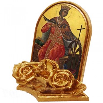 ΑΓΙΑ ΑΙΚΑΤΕΡΙΝΗ – Εικονίδιο Μινιατούρα 