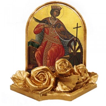 ΑΓΙΑ ΑΙΚΑΤΕΡΙΝΗ – Εικονίδιο Μινιατούρα 