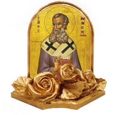 ΑΓΙΟΣ ΑΘΑΝΑΣΙΟΣ – Εικονίδιο Μινιατούρα 