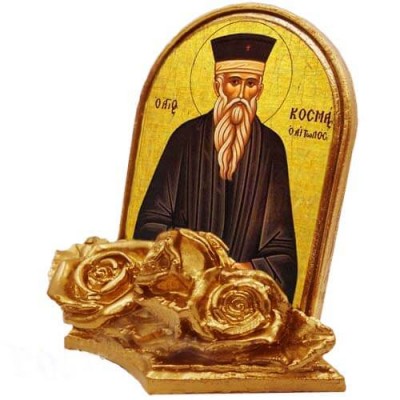 ΑΓΙΟΣ ΚΟΣΜΑΣ ο Αιτωλός – Εικονίδιο Μινιατούρα 