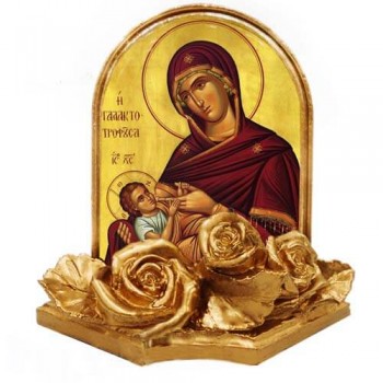 ΠΑΝΑΓΙΑ Γαλακτοτροφούσα – Εικονίδιο Μινιατούρα 