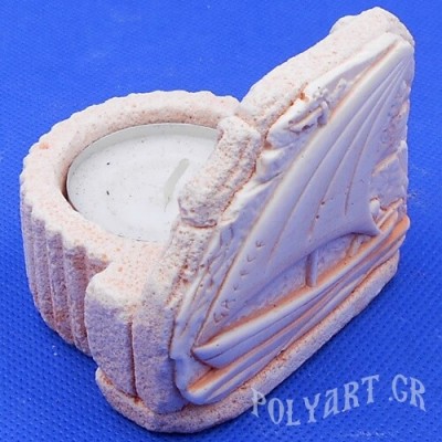 Βαρκούλα με πανί - Κηροπήγιο Ρεσώ