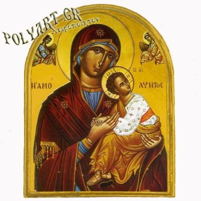 ΠΑΝΑΓΙΑ ΑΜΟΛΥΝΤΟΣ - Μαγνητάκι Ψυγείου Αψίδα 