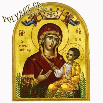 ΠΑΝΑΓΙΑ ΜΥΡΤΙΔΙΩΤΙΣΣΑ - Μαγνητάκι Ψυγείου Αψίδα 