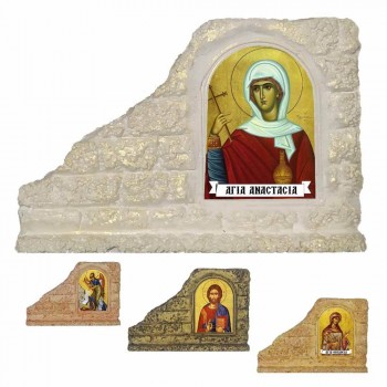 ΑΓΙΑ ΑΝΑΣΤΑΣΙΑ - Επιτραπέζια Κεραμική Εικονίτσα για Μπομπονιέρα