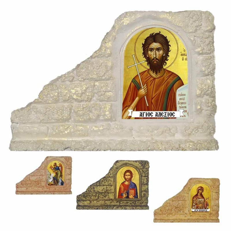 ΑΓΙΟΣ ΑΛΕΞΙΟΣ - Επιτραπέζια Κεραμική Εικονίτσα για Μπομπονιέρα