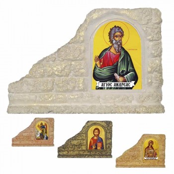 ΑΓΙΟΣ ΑΝΔΡΕΑΣ - Επιτραπέζια Κεραμική Εικονίτσα για Μπομπονιέρα