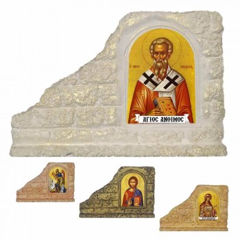 ΑΓΙΟΣ ΑΝΘΙΜΟΣ - Επιτραπέζια Κεραμική Εικονίτσα για Μπομπονιέρα