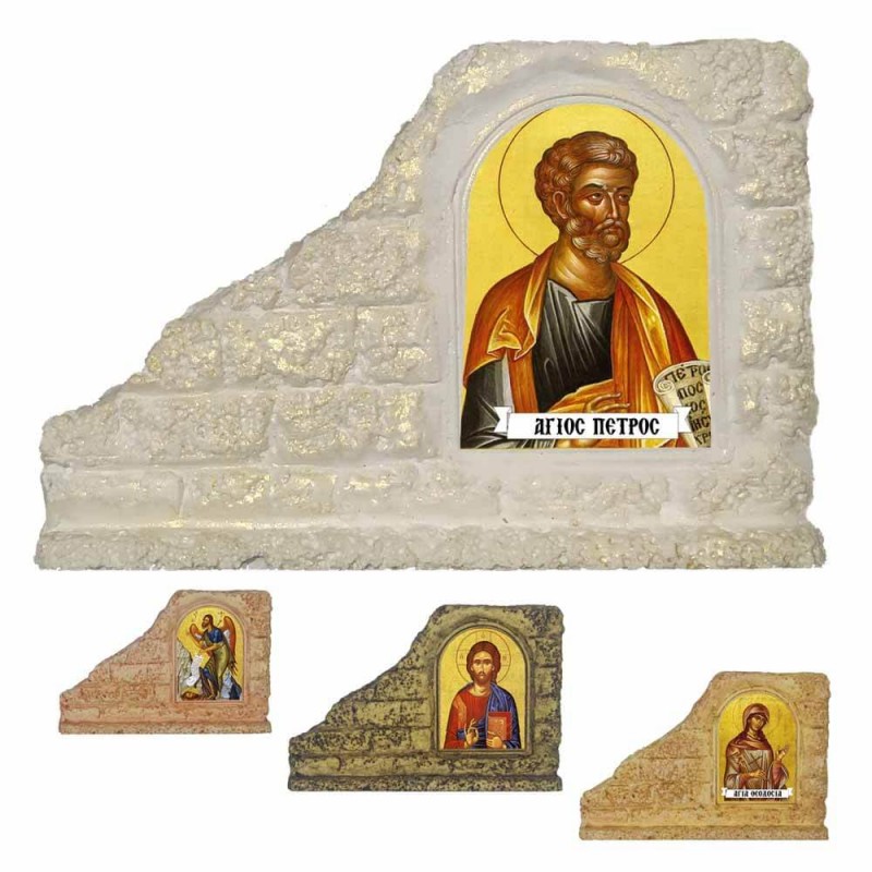 ΑΓΙΟΣ ΠΕΤΡΟΣ - Επιτραπέζια Κεραμική Εικονίτσα για Μπομπονιέρα