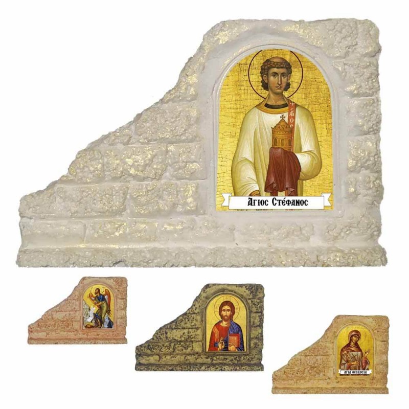 ΑΓΙΟΣ ΣΤΕΦΑΝΟΣ - Επιτραπέζια Κεραμική Εικονίτσα για Μπομπονιέρα