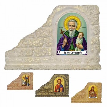 ΑΓΙΟΣ ΣΤΥΛΙΑΝΟΣ - Επιτραπέζια Κεραμική Εικονίτσα για Μπομπονιέρα