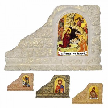 ΓΕΝΝΗΣΗ ΧΡΙΣΤΟΥ - Επιτραπέζια Κεραμική Εικονίτσα για Μπομπονιέρα