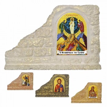 ΜΕΤΑΜΟΡΦΩΣΗ ΣΩΤΗΡΟΣ - Επιτραπέζια Κεραμική Εικονίτσα για Μπομπονιέρα