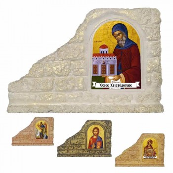 ΟΣΙΟΣ ΧΡΙΣΤΟΔΟΥΛΟΣ - Επιτραπέζια Κεραμική Εικονίτσα για Μπομπονιέρα