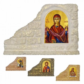 ΠΑΝΑΓΙΑ ΑΓΙΑ ΣΚΕΠΗ - Επιτραπέζια Κεραμική Εικονίτσα για Μπομπονιέρα