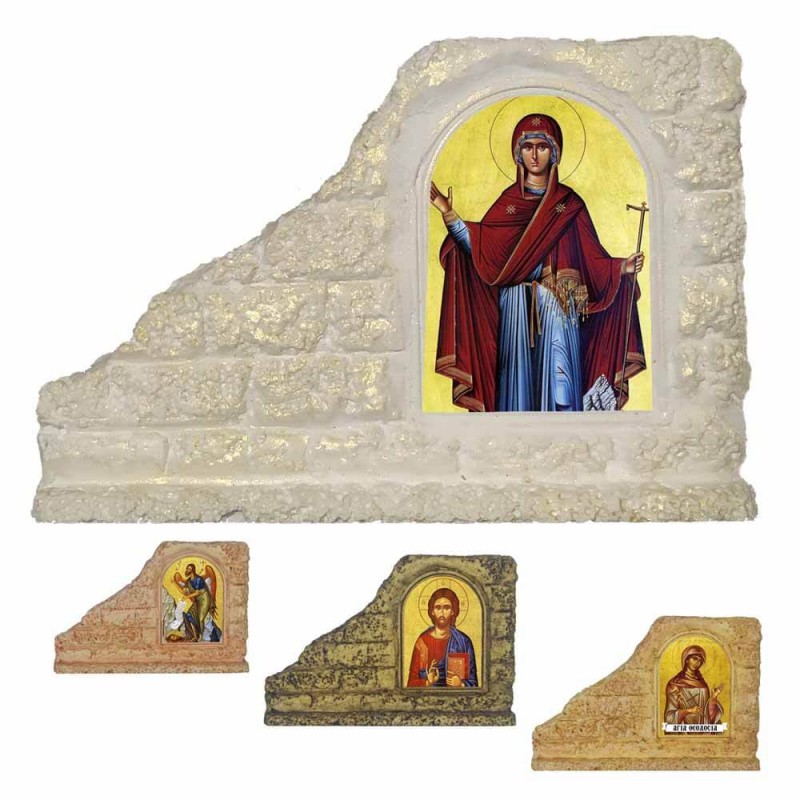 ΠΑΝΑΓΙΑ ΑΓΙΟΥ ΟΡΟΥΣ - Επιτραπέζια Κεραμική Εικονίτσα για Μπομπονιέρα