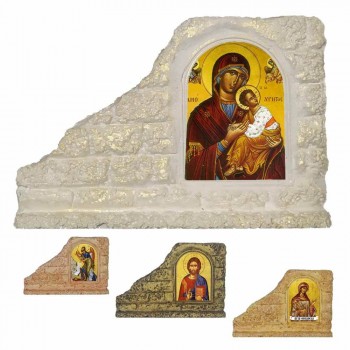 ΠΑΝΑΓΙΑ ΑΜΟΛΥΝΤΟΣ - Επιτραπέζια Κεραμική Εικονίτσα για Μπομπονιέρα