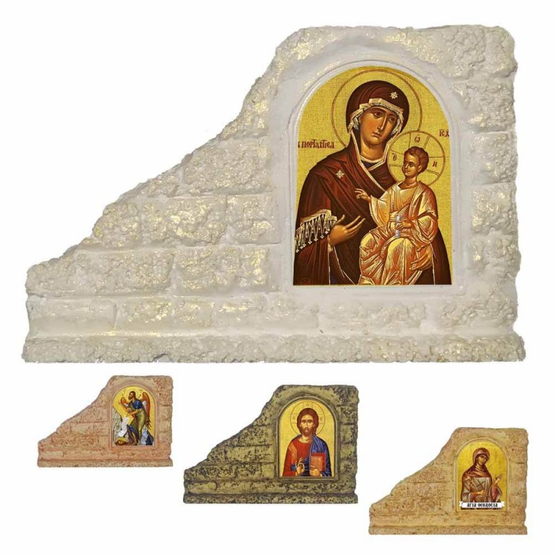 ΠΑΝΑΓΙΑ ΠΟΡΤΑΪΤΙΣΣΑ - Επιτραπέζια Κεραμική Εικονίτσα για Μπομπονιέρα