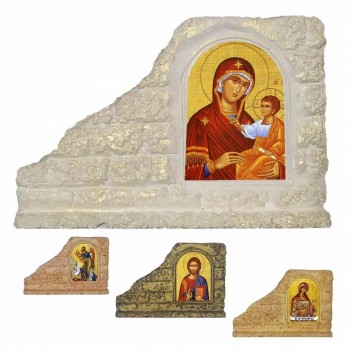 ΠΑΝΑΓΙΑ ΘΕΟΤΟΚΟΣ - Επιτραπέζια Κεραμική Εικονίτσα για Μπομπονιέρα