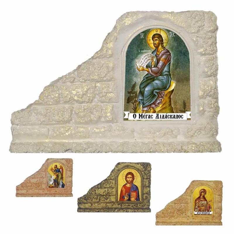 ΙΗΣΟΥΣ ΧΡΙΣΤΟΣ ΩΣ ΔΙΔΑΣΚΑΛΟΣ - Επιτραπέζια Κεραμική Εικονίτσα για Μπομπονιέρα