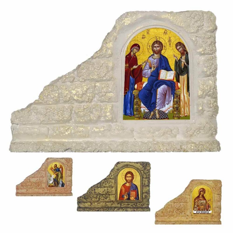 ΔΕΗΣΗ - Επιτραπέζια Κεραμική Εικονίτσα για Μπομπονιέρα