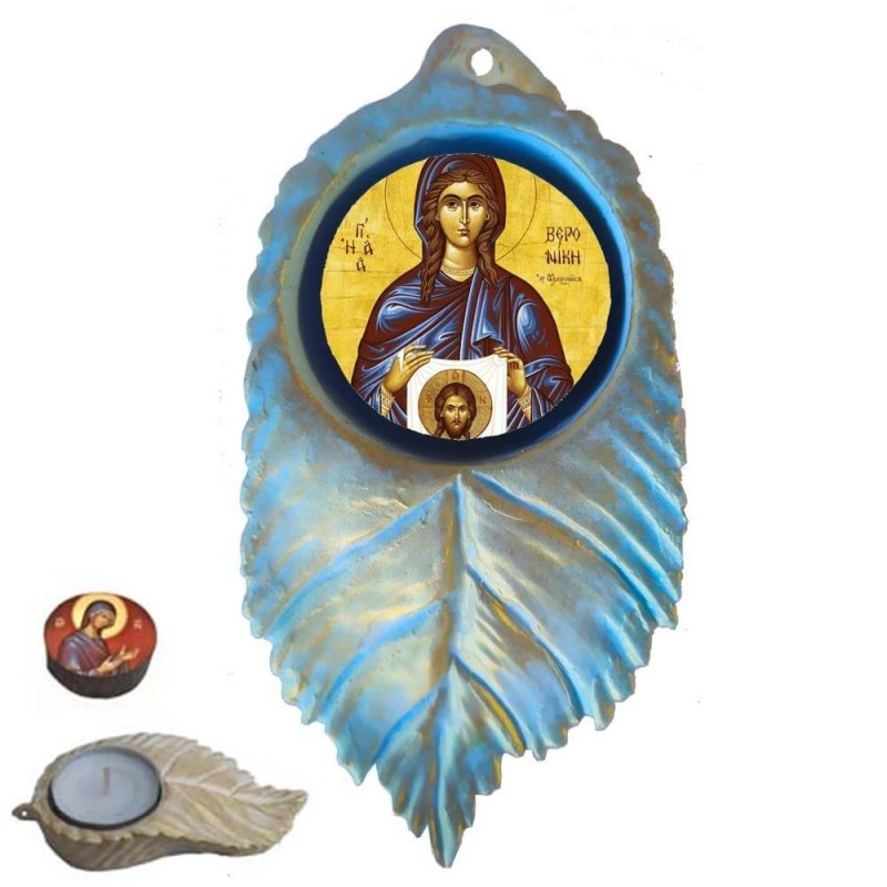 ΑΓΙΑ ΒΕΡΟΝΙΚΗ - Εικόνα σε Φύλλο με Ρεσώ