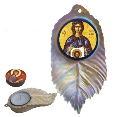 ΑΓΙΑ ΒΕΡΟΝΙΚΗ - Εικόνα σε Φύλλο με Ρεσώ