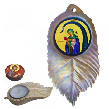 ΑΓΙΑ ΕΙΡΗΝΗ ΧΡΥΣΟΒΑΛΑΝΤΟΥ - Εικόνα σε Φύλλο με Ρεσώ