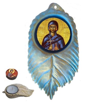 ΑΓΙΑ ΜΑΡΘΑ - Εικόνα σε Φύλλο με Ρεσώ