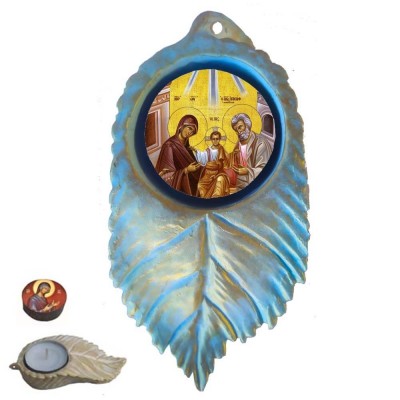 ΑΓΙΑ ΟΙΚΟΓΕΝΕΙΑ - Εικόνα σε Φύλλο με Ρεσώ