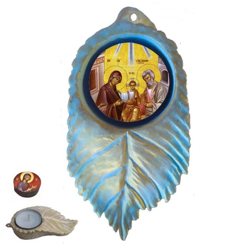 ΑΓΙΑ ΟΙΚΟΓΕΝΕΙΑ - Εικόνα σε Φύλλο με Ρεσώ