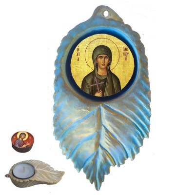 ΑΓΙΑ ΠΑΡΑΣΚΕΥΗ - Εικόνα σε Φύλλο με Ρεσώ