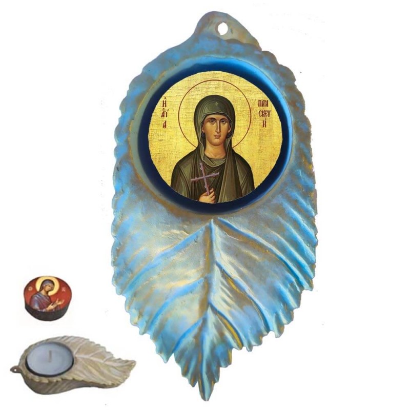 ΑΓΙΑ ΠΑΡΑΣΚΕΥΗ - Εικόνα σε Φύλλο με Ρεσώ