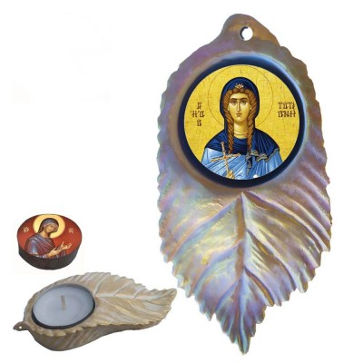 ΑΓΙΑ ΤΑΤΙΑΝΗ - Εικόνα σε Φύλλο με Ρεσώ