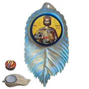 ΑΓΙΟΣ ΑΝΑΣΤΑΣΙΟΣ - Εικόνα σε Φύλλο με Ρεσώ