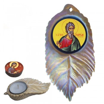 ΑΓΙΟΣ ΑΝΔΡΕΑΣ - Εικόνα σε Φύλλο με Ρεσώ