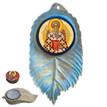 ΑΓΙΟΣ ΒΛΑΣΙΟΣ - Εικόνα σε Φύλλο με Ρεσώ