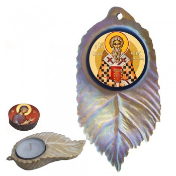 ΑΓΙΟΣ ΒΛΑΣΙΟΣ - Εικόνα σε Φύλλο με Ρεσώ